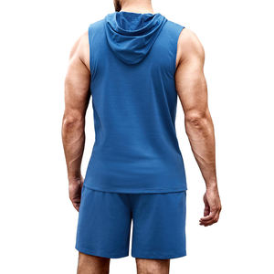 2025 mode luxe Logo été hommes survêtement 100% coton 2 pièces hommes t-shirt et pantalon court pour la course - Product Image 2