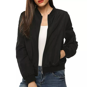 Chaqueta bomber transpirable de estilo largo personalizada para mujer con relleno de algodón cómodo diseño de estilo de invierno forro de tela al por mayor - Product Image 4