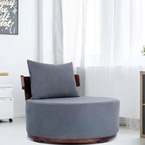 Chaise de pantoufles en bois massif Camellia au design moderne pour le salon - Product Image 1