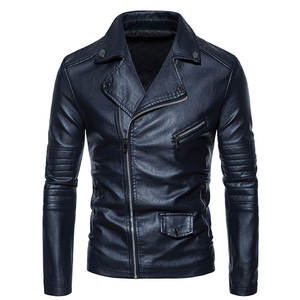 เสื้อแจ็คเก็ตผู้ชายหนังคุณภาพสูง ระบายอากาศได้ดี แห้งเร็ว ผ้าแคนวาส สไตล์ลำลอง แฟชั่นสตรีท สำหรับฤดูหนาว ขายส่งออนไลน์ - Product Image 2