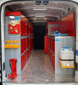 ตู้เก็บของแบบโมดูลาร์และระบบชั้นวางภายในสำหรับรถยนต์และรถตู้ |   โซลูชั่นชั้นวางของอัตโนมัติที่ทนทาน |   บริการ OEM/ODM - Product Image 1