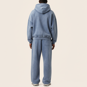 Survêtement d'hiver vintage pour homme, personnalisé, de qualité supérieure, délavé à l'acide, logo imprimé à l'écran, poids moyen, 100% coton, sweat-shirt - Product Image 2