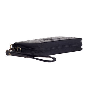 Portefeuille-pochette pour femme en cuir nubuck suédé, toucher velours fin, organisateur de voyage, plusieurs compartiments, bracelet, fabrication directe en Inde, long - Product Image 3