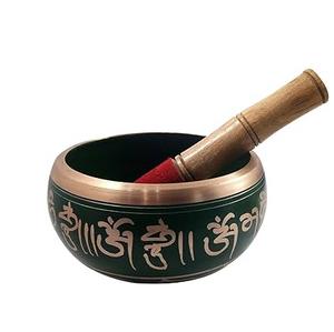 Ensemble de 5 bols chantants en laiton fabriqués à la main en métal solide de qualité supérieure cloche chantante tibétaine bol en métal fait à la main - Product Image 5