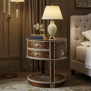 Table basse en incrustation d'os en gros, meubles en bois décoratifs faits à la main pour la décoration intérieure et l'hôtellerie, exportation et commandes en gros - Product Image 1