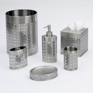 Metal Rice Hammered shiny Polish <b>Bath</b> Accessories - Product Image 5