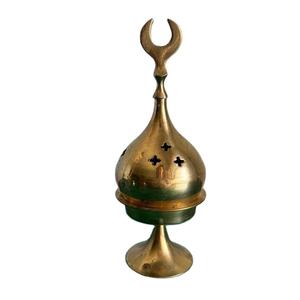 Quemador de incienso árabe de estilo turco antiguo de lujo superventas quemador de incienso de Metal de estilo europeo de alta calidad a la venta - Product Image 1