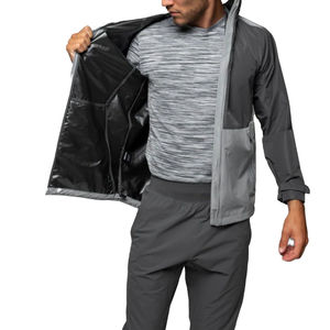 Chaqueta Deportiva con Capucha para Hombre, Diseño Personalizado, para Correr al Aire Libre, Talla Grande, Cortavientos, de Poliéster Suave, Impermeable - Product Image 3