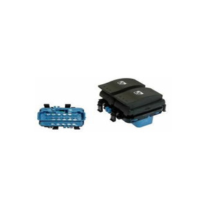 Interruptor de Ventana Doble Azul Megane-II de 5 Pines, Delantero Izquierdo 700060 8200107772, Interruptores Automotrices - Product Image 1