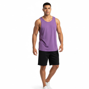 Camiseta sin mangas de entrenamiento para hombre OEM proveedor de fábrica al por mayor hecha a medida sin mangas gimnasio fitness transpirable ligero ropa deportiva - Product Image 1
