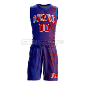 Conjunto de Uniforme de Baloncesto Sublimado Personalizado con Pantalones Cortos, Transpirable y Absorbente de Humedad para Entrenamiento - Product Image 4