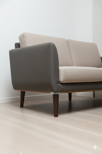 Pieds de meubles coniques en bois de hêtre massif de 20 cm pour le salon de la ferme et l'appartement. Installation facile et résistante comprend - Product Image 4