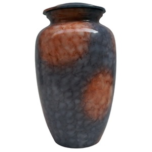 โกศใส่ศพทำจากอลูมิเนียมสำหรับผู้ใหญ่แบบคลาสสิกโกศโลหะพร้อมสติกเกอร์ตกแต่งสำหรับขี้เถ้าของมนุษย์ - Product Image 2