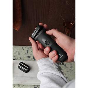 Kit de Afeitadora Negra de Larga Duración con Doble Cuchilla, con Cable/Sin Cable, para Cara y Cuerpo, Repuesto para Afeitadora, Afeitado Suave - Product Image 2