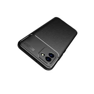 Coque arrière de protection fine et élégante pour Samsung Galaxy A03, en silicone noir - Product Image 3
