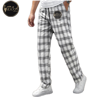 Pantalons de survêtement évasés décontractés pour hommes pantalons de jogging respirants sublimés personnalisés fermeture à la taille élastique Streetwear mode nouveauté