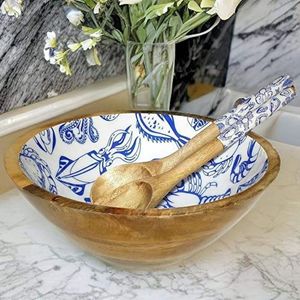 Bol à collation en bois moderne et écologique sans BPA fini intérieur imprimé élégant jetable résistant à la chaleur pour les maisons et les restaurants - Product Image 6