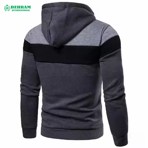 Sweat à capuche unisexe zippé en molleton de luxe 280 g/m² en coton 100 %, séchage rapide et respirant, style streetwear pour homme - Product Image 4
