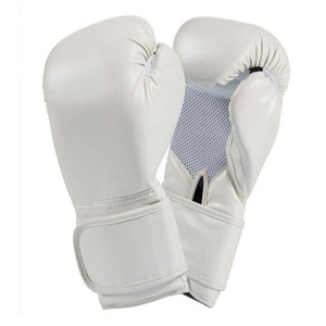 Guantes de Kick Boxing profesionales Guantes de entrenamiento Cuero Dedo completo Cierre de cordones Boxeo transpirable de secado rápido - Product Image 4