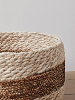 Panier de rangement moderne en fibre de verre sculpté à la main, idéal pour les pots de fleurs et le stockage de grandes plantes, pour la maison ou le jardin