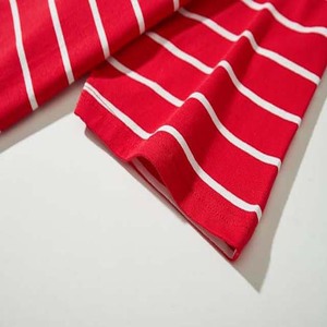 Ropa de hombre Camisetas Slim Fit Peso pesado 100% Algodón Camisetas con diseño a rayas O Cuello Verano Manga corta Camisas de hombre - Product Image 3