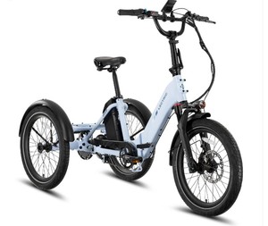 Tricycle électrique pliable (GN) Fast Shipping XP Blue eTrike - Product Image 3