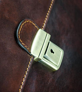 Classic Large Luxury Genuine <b>Leather</b> Unisex <b>Laptop</b> Business Satchel <b>Bag</b> 2024 Customized Top Design Lightweight - Product Image 6