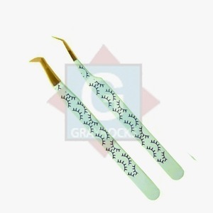 Pince à épiler professionnelle à greffage unique de haute précision en acier inoxydable - Product Image 2