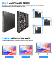 Écran LED intérieur P1.86 pour centre commercial, mur vidéo LED haute fréquence de rafraîchissement sans soudure pour la publicité et la diffusion de contenu de marque