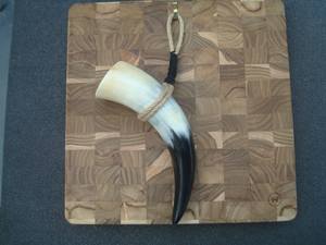 Corne à boire de boeuf de vache polie fraîchement faite forme naturelle artisanat Viking corne à boire dernière nautique pour la décoration de fête - Product Image 4