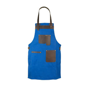 Venta al por mayor logotipo personalizado de secado rápido delantal de cocina sin mangas Venta caliente diseño de cuero de vaca genuino precio barato - Product Image 6