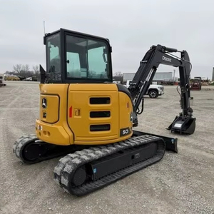 ซื้อของใหม่ | รถขุดขนาดเล็กมือสอง John Deere 50 P-Tier แบบตีนตะขาบ 5 ตัน พร้อมบุ้งกี๋ขนาด 4 เมตร สำหรับงานก่อสร้าง ประหยัดน้ำมัน พร้อมจัดส่ง - Product Image 1