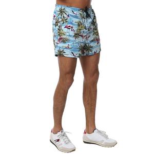 ODM Short d'été tendance de haute qualité pour hommes, logo personnalisé, décontracté, solide, impression par sublimation, entraînement athlétique vintage, teint uni - Product Image 1