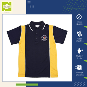Fourniture directe d'usine tissu PC Matty le plus vendu fabriqué 230 GSM t-shirts unisexes d'uniformes de sport scolaire de l'exportateur indien - Product Image 2