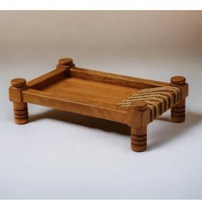 Bandeja de Servir Khatiya Hecha a Mano de Primera Calidad, Tamaño Personalizado, Madera de Mango Natural para el Hogar, Cocina, Restaurante, Oficina, Comedor - Product Image 5