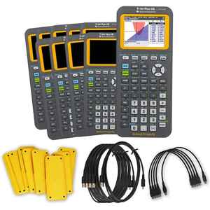 เครื่องคิดเลขกราฟิก Texas Instruments TI-84 Plus รุ่นเหล็ก Sdfg576776 เครื่องคิดเลขวิทยาศาสตร์สำหรับนักเรียน ใช้สอบในโรงเรียน - Product Image 4
