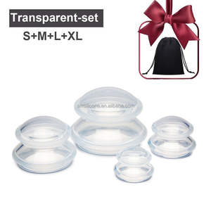 Terapi <span class=keywords><strong>Cupping</strong></span> Silikon 4pc Set Cangkir Pijat Profesional Cina - Product Image 6