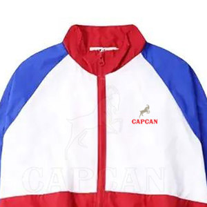 Veste coupe-vent à col rond tendance pour la rue, idéale pour les patchs personnalisés, imperméable et respirante, fabriquée à Sialkot - Product Image 3