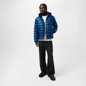 Chaqueta de Invierno Acolchada Personalizada al por Mayor, Fabricante de Ropa Acolchada, Chaqueta para Hombre, Color Azul, Hecha en Pakistán - Product Image 2