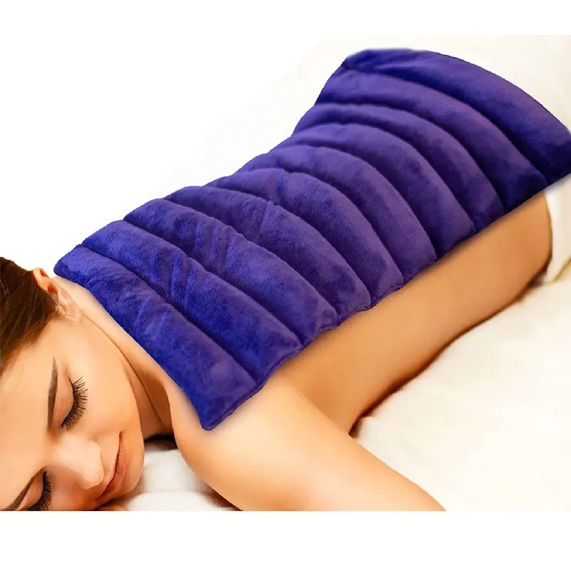 Isıtma pedi Microwavable nemli ısı büyük ağırlıklı aromaterapi sıcak Back s Wrap için geri ağrı kesici boyun ve omuzlar