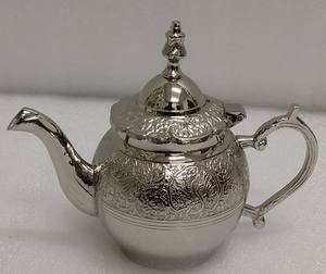 Awesome Brass Tea <b>Pot</b> for Home Hotel Kitchenware Serving Tea <b>Pot</b> Decorative Silver Plated Customized Size Brass Tea & Coffee <b>Pot</b> - Product Image 6