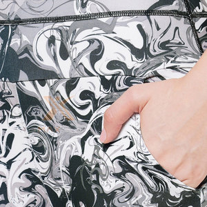 กางเกงเลกกิ้งโยคะเอวยางยืดคุณภาพสูงสั่งทำขายส่งสำหรับผู้หญิง - Product Image 5