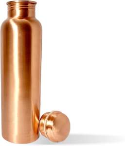 Bouteille d'eau en cuivre pur, bouteille ayurvédique pour la santé, pour usage quotidien, bouteille en cuivre martelé à la main, anti-fuite, à bas prix - Product Image 2