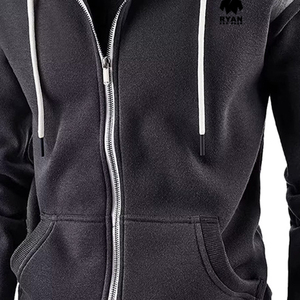 Survêtements pour hommes de haute qualité Logo imprimé personnalisé Ensemble de vêtements de sport avec fermeture à glissière avant Design respirant Marché de gros pour hommes - Product Image 2