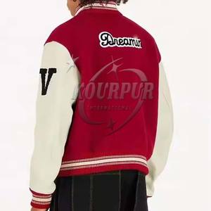 2025 Venta caliente Logotipo de color personalizado de los hombres de seda de satén de cuello alto chaqueta de bombardero de moda al por mayor chaquetas universitarias Pakistán - Product Image 6