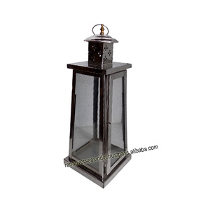 Linternas colgantes de acero y vidrio de último diseño, linterna de Vela decorativa para fiesta, Festival, sala de estar, entrada, novedad - Product Image 3