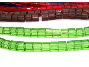 Cuentas de cristal liso multicolores de 2mm y cuentas de cristal de 8mm en varias formas para la fabricación de joyas de arte y proyectos de bricolaje - Product Image 2