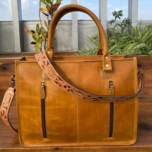 Bolso de mano de cuero de vaca hecho a mano de lujo de moda 2024, bolso cruzado y de hombro versátil con diseño Floral occidental para mujer - Product Image 4