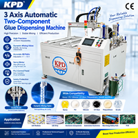 Machine de distribution de colle époxy AB entièrement automatique à 3 axes pour le montage de composants électroniques, modules LED, cartes de circuits et moteurs