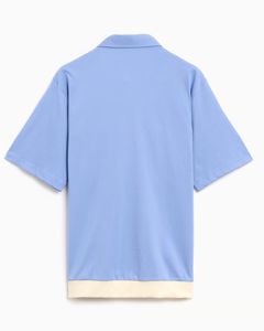 Últimas tendencias de verano Transpirable 100% Algodón para Polos para hombres Camiseta de solapa de manga larga de punto multicolor - Product Image 2
